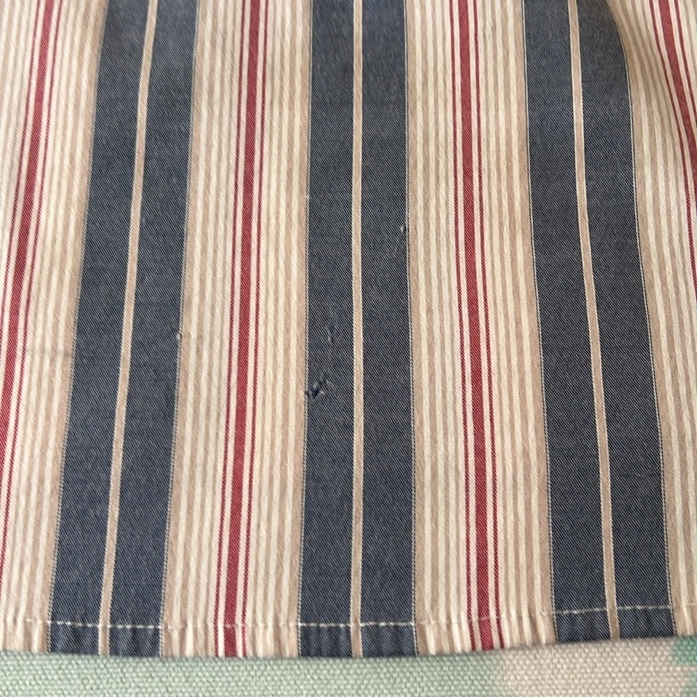 Xhilaration Boho Striped Lace Front Sleeveless Cinch Waist Dress - Picture 9 of 9